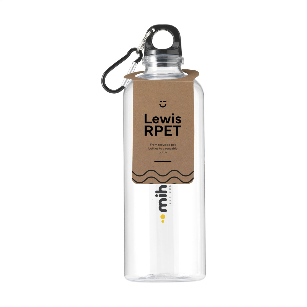 Logotrade werbemittel das Foto: Lewis GRS RPET Bottle 630 ml Wasserflasche