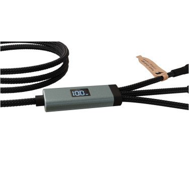 Logotrade Werbegeschenke das Foto: SCX.design C53 100W ultraschnelles 5-in-1 Ladekabel aus rPET