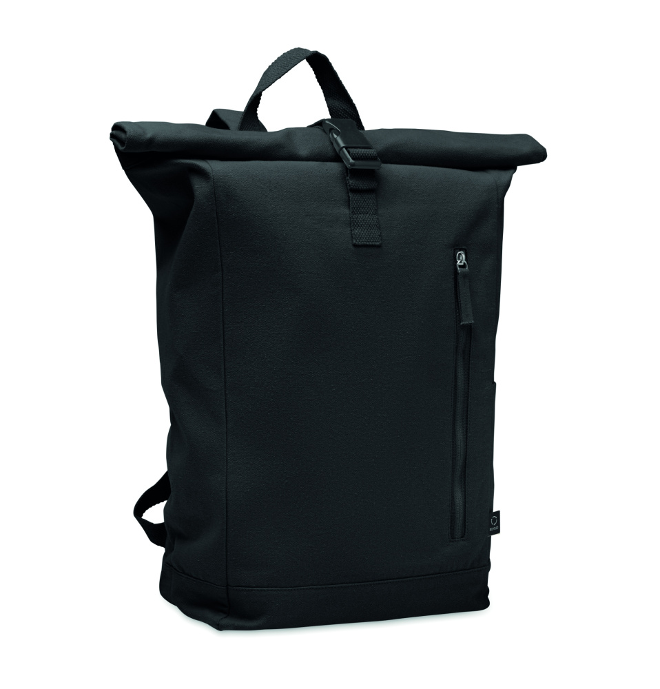 Logotrade Geschäftsgeschenke das Foto: Rolltop-Rucksack 390 g/m²