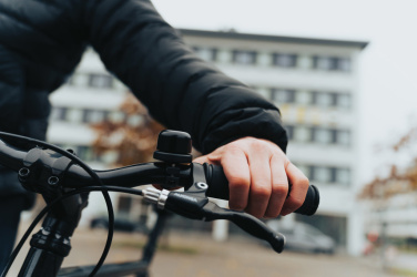 Logotrade Werbegeschenke das Foto: Pedalfinder Fahrradklingel mit weltweiter Ortung