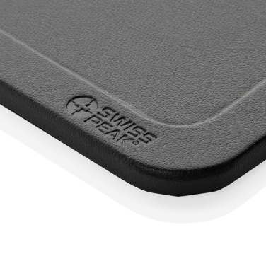 Logotrade Geschäftsgeschenke das Foto: Swiss Peak 3-in-1- Wireless-Charging Desk-Tray aus RCS rPU