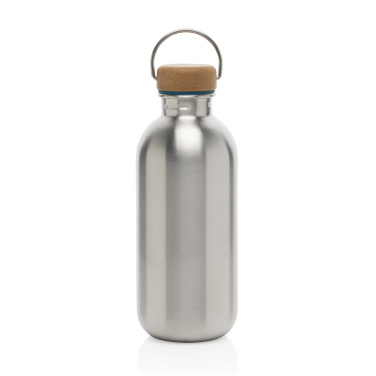 Logotrade Werbegeschenke das Foto: Black+Blum Stahl-Wasserflasche 600ml