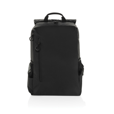 Logotrade Werbegeschenke das Foto: Lima Aware™ RPET wasserabweisender 15,6" Laptop-Rucksack