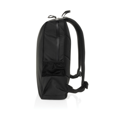 Logotrade Werbeartikel das Foto: Lima Aware™ RPET wasserabweisender 15,6" Laptop-Rucksack