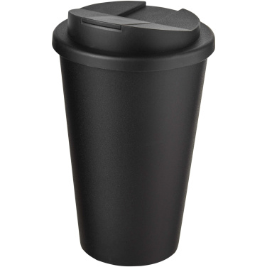 Logotrade Werbegeschenke das Foto: Americano® Eco 350 ml recycelter Becher mit auslaufsicherem Deckel