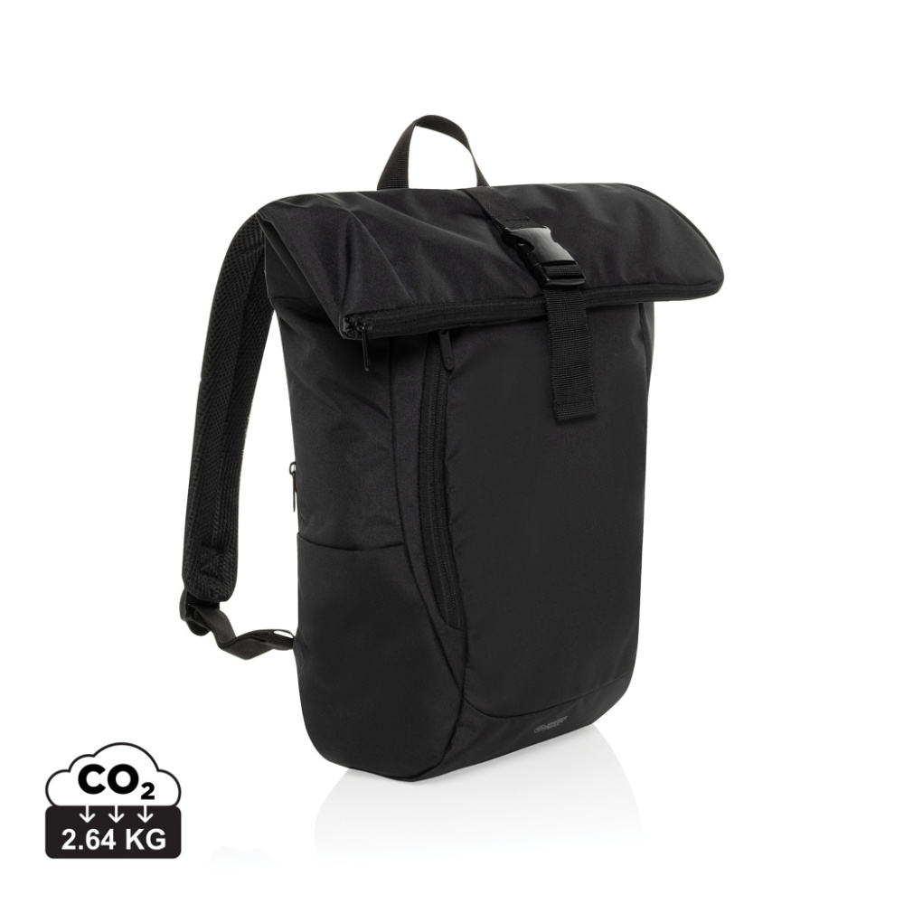 Logotrade Werbegeschenke das Foto: Swiss Peak Aware™ RPET Leonard 15,6"-Laptop-Rucksack