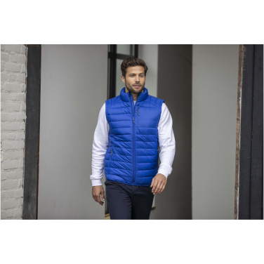 Logotrade Geschäftsgeschenke das Foto: Pallas GRS recycelter wattierter Bodywarmer für Herren