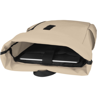 Logotrade Werbeartikel das Foto: Byron 15,6" GRS RPET Roll-Top Rucksack 18 L