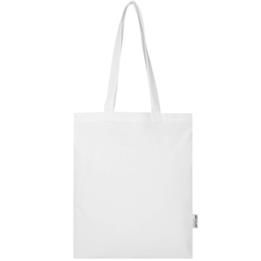 Logotrade Logogeschenke das Foto: Madras Blend 140 g/m² Tragetasche aus GRS-recycelter Baumwolle 7L