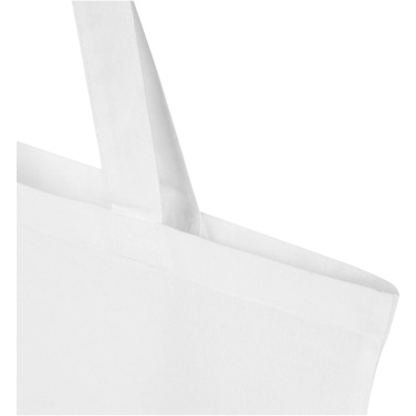 Logotrade werbemittel das Foto: Madras Blend 140 g/m² Tragetasche aus GRS-recycelter Baumwolle 7L