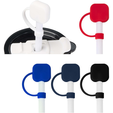 Logotrade Werbegeschenke das Foto: Sip Trinkhalm Abdeckung aus Silikon