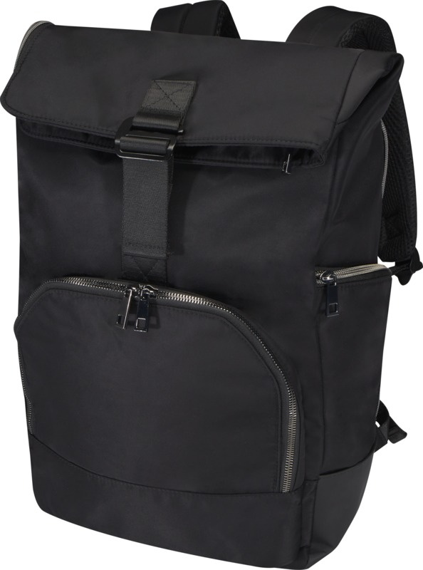 Logotrade Logogeschenke das Foto: Rhine 15" Rolltop-Rucksack aus recyceltem GRS-Material 18 L