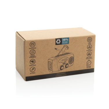 Logotrade Geschäftsgeschenke das Foto: RescueWave Notfallradio aus RCS recyceltem Kunststoff