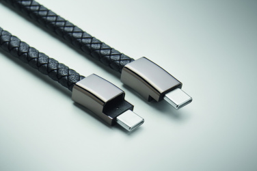 Logotrade Geschäftsgeschenke das Foto: 60W Flecht-Armband-Ladekabel