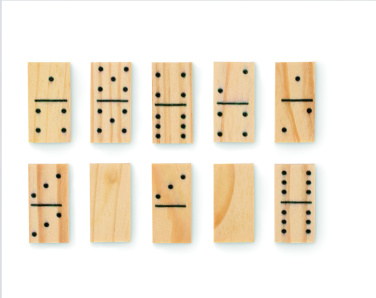 Logotrade Geschäftsgeschenke das Foto: Domino- und Spielkarten-Set