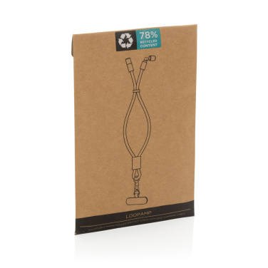 Logotrade Werbegeschenke das Foto: LoopAmp 60W Handgelenksband für Smartphones aus RCS rPET