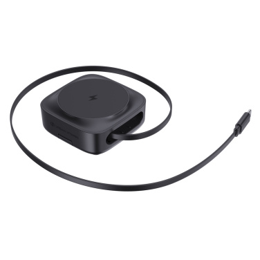 Logotrade Firmengeschenke das Foto: Urban Vitamin Goleta 2-in-1 15W Magnetic Wireless Charger