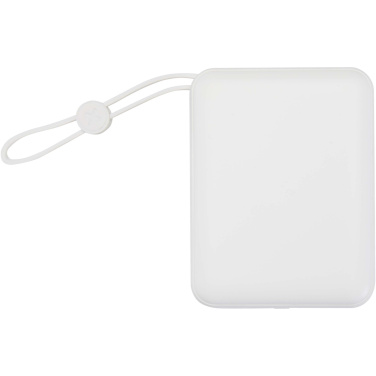 Logotrade werbemittel das Foto: Acrux 35 W 10.000 mAh Tablet Powerbank mit integriertem Typ-C-Kabel aus recyceltem Kunststoff