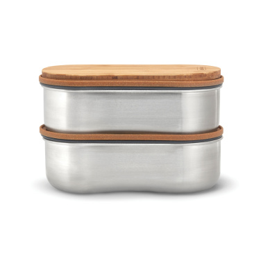 Logotrade Werbegeschenke das Foto: Black+Blum Stainless Steel Double Bento Box