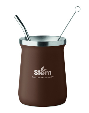 Logotrade Logogeschenke das Foto: Yerba-Mate-Becher 240ml