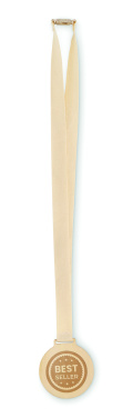 Logotrade Geschäftsgeschenke das Foto: Medaille aus Holz