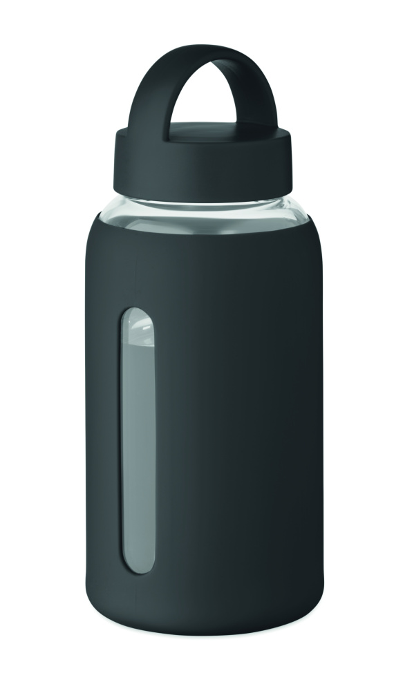 Logotrade Werbegeschenke das Foto: Flasche Borosilikatglas 600ml