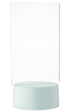 Logotrade werbemittel das Foto: Memoboard mit LED-Beleuchtung