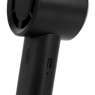 Logotrade Firmengeschenke das Foto: Twist wiederaufladbarer tragbarer Ventilator aus RCS rABS