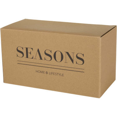 Logotrade Logogeschenke das Foto: Male Set aus Holztablett und Glastassen