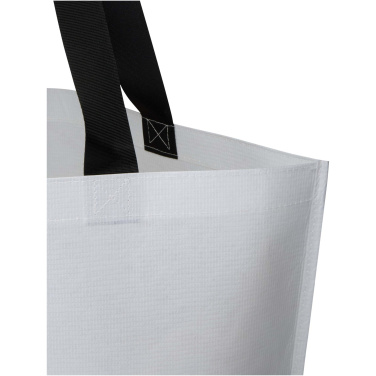 Logotrade Geschäftsgeschenke das Foto: Duo GRS recycelte doppellaminierte Tragetasche Oversize 30L