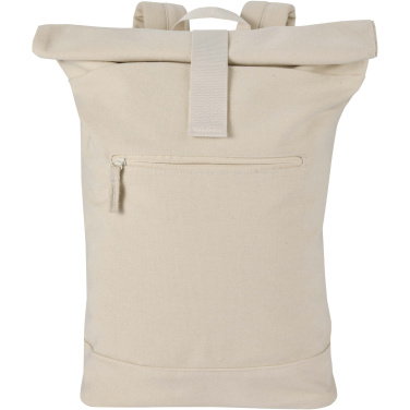 Logotrade Logogeschenke das Foto: Recanvas 14” GRS recycelter Rolltop-Rucksack 16L