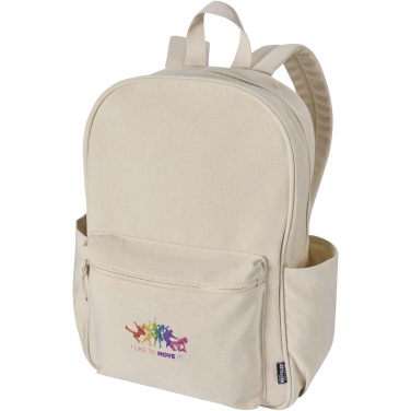 Logotrade Geschäftsgeschenke das Foto: Recanvas 15,6” GRS recycelter City-Rucksack 16L
