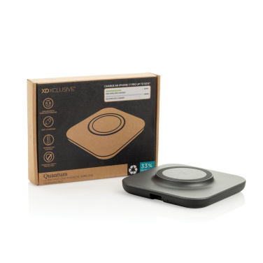 Logotrade Werbeartikel das Foto: Quantum Ultra-Fast 25W magnetisches Wireless-Charging-Pad