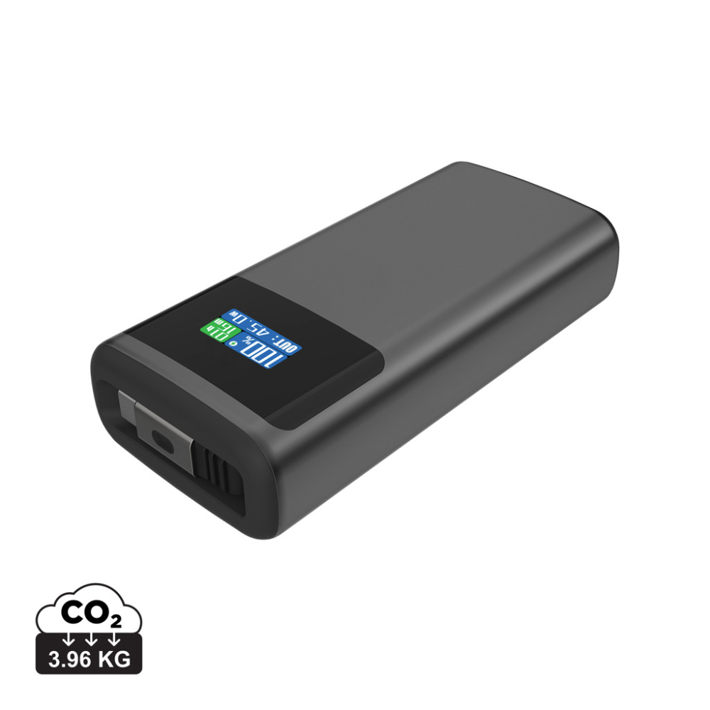 Logotrade werbemittel das Foto: Quantum RCS Ultra-Fast 45W 10.000mAh Powerbank mit Display