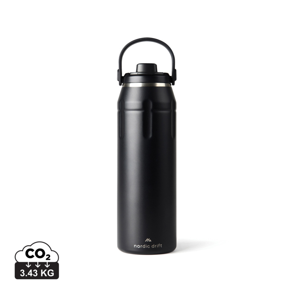 Logotrade Logogeschenke das Foto: Nordic Drift trail Isolierte RCS Sportflasche 940ml