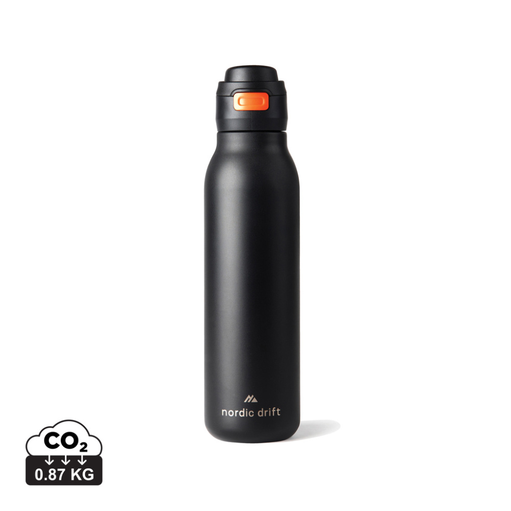 Logotrade Firmengeschenke das Foto: Nordic Drift Trail einwandige RCS Wasserflasche 750ml