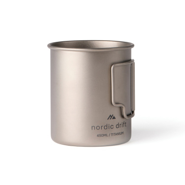 Logotrade Logogeschenke das Foto: Nordic Drift Trail Ultraleichte Titan-Becher 450ml