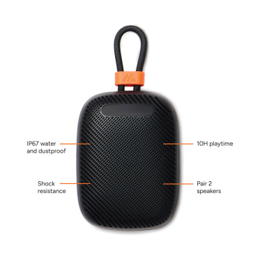 Logotrade Werbegeschenke das Foto: Nordic Drift Titan IP67 wasser-& staubgeschützter 5W-Speaker