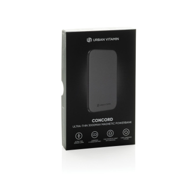 Logotrade Geschäftsgeschenke das Foto: Urban Vitamin Concord Uultradünne RCS Powerbank mit 3000mAh