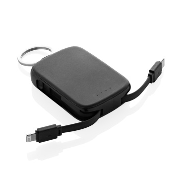 Logotrade Logogeschenke das Foto: Nexo RCS Key-Chain-Powerbank 2.000mAh mit integr. Kabeln