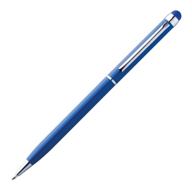 Logotrade advertising product image of: Ball pen with touch pen 'New Orleans'  color blue