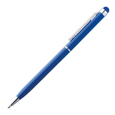 Logotrade promotional gift picture of: Ball pen with touch pen 'New Orleans'  color blue