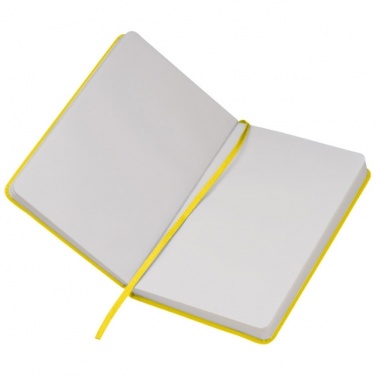 Logotrade corporate gift picture of: Notebook A6 Lübeck, yellow