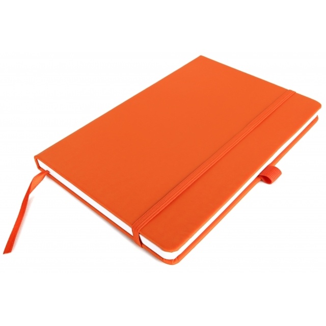 Logotrade promotional products photo of: A5 note book 'Kiel'  color orange