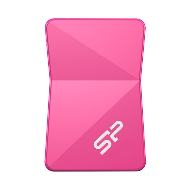 Logo trade promotional giveaways picture of: Pink USB stick Silicon Power 8GB