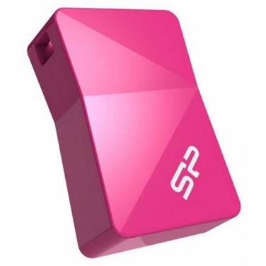 Logotrade promotional giveaway picture of: Pink USB stick Silicon Power 8GB