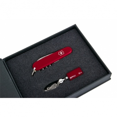 Logotrade corporate gift image of: Giftset in red colour  8GB	color red