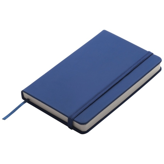 Logotrade promotional merchandise photo of: Notebook A6 Lübeck, blue