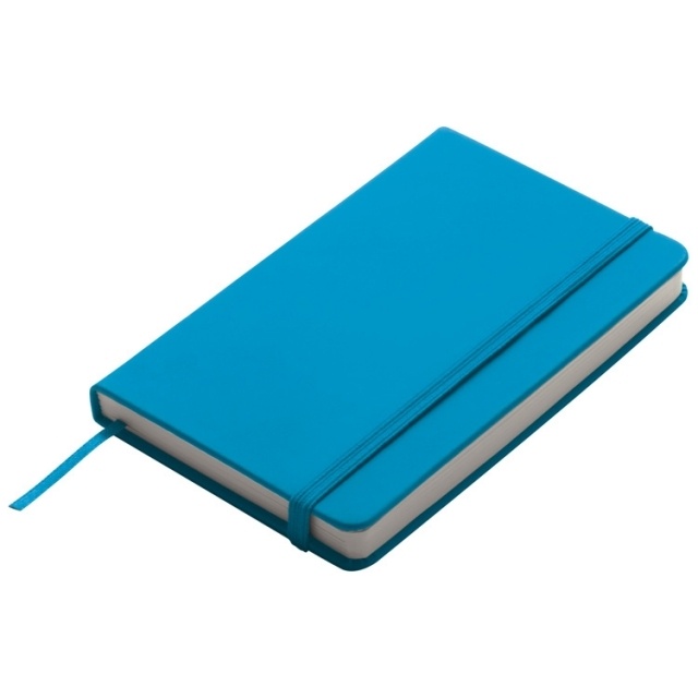 Logo trade promotional product photo of: Notebook A6 Lübeck, teal