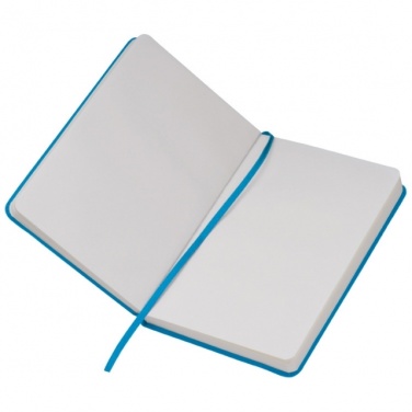 Logo trade advertising product photo of: Notebook A6 Lübeck, teal